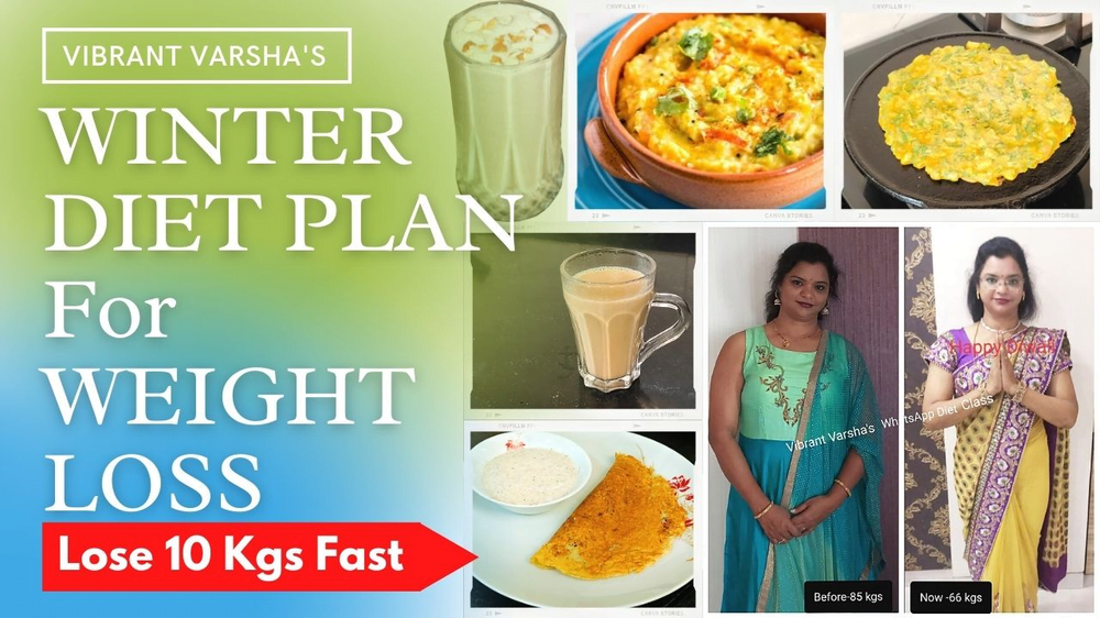 Winter Diet Plan for Weight Loss | Intermittent Fasting Meal Plan | Vibrant Varsha
