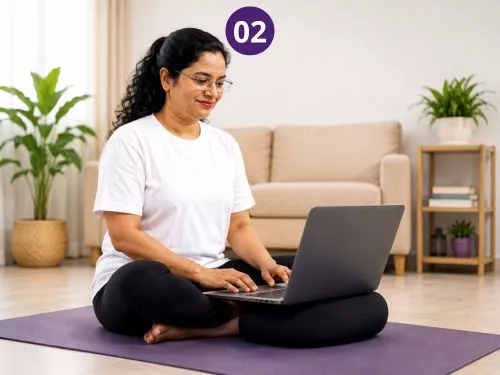 Online Yoga for Weight Management | Vibrant Varsha 5 - VIBRANT VARSHA join online yoga session varsha - VIBRANT VARSHA